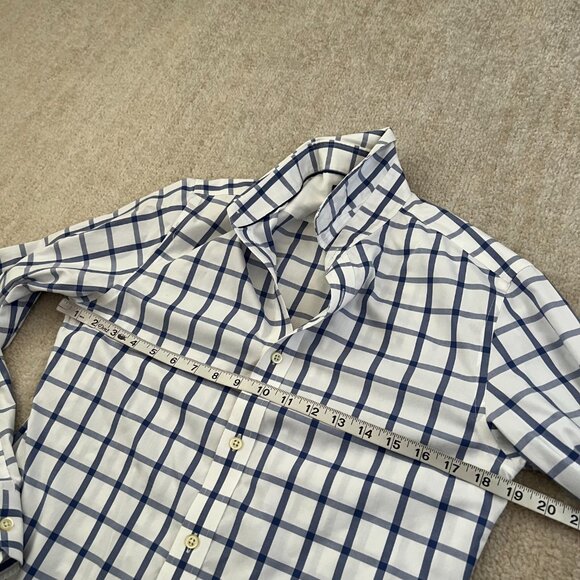 Banana Republic Slim Fit Non Iron Long Sleeve Button Up Cotton Shirt S - Picture 6 of 9